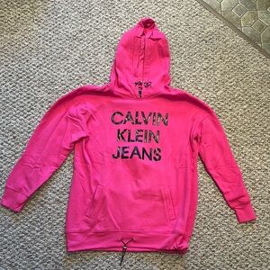 Calvin Klein Vibrant Pink Hoodie